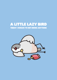 Lazy bird - Sliver Java Sparrow