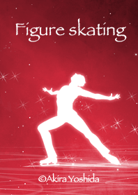 Men's figure skating "red"