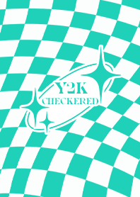 Y2K CHECKERED 04  - GREEN 3