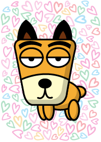 Trapezoidal Face Dog 4