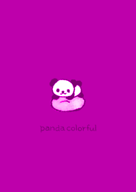 Panda colorful --- Purple & Brown jp
