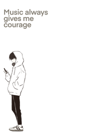 Boy in hoodie and headphones 01