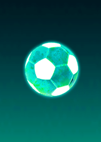 おしゃれサッカーグリーンブルー