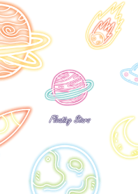 ลอยละล่องในอวกาศสว่างไสว