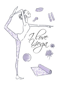 I LOVE Yoga -LOVE series 03-