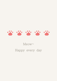 猫掌 简约粉红色肉球 Line主题 Line Store