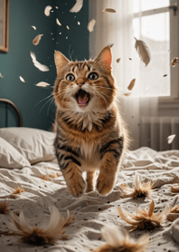 Cats run wild #HBVQ02.