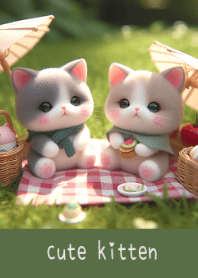 Cute Meow Meow Loves Picnic