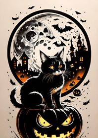 halloween cat 030dEe