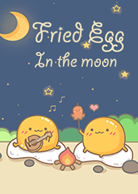 Fried egg in the moon light!