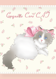 Kitten and ribbon coquette core 3