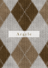 Argyle Style Embroidery beige 59