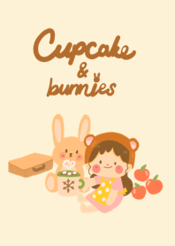 Cupcake bunny in autumn