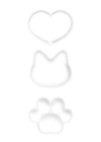 ぷくぷくシンプルグレー