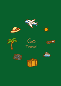 一緒に旅しましょう（森緑）