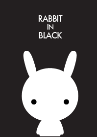 Rabbit in black