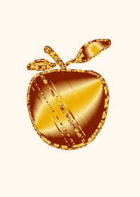 Lucky jewelry apple symbol//