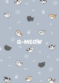 Q-meow2 - slate blue