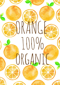 orange 100% organic