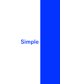 The Simple 2 colors No.1-W05