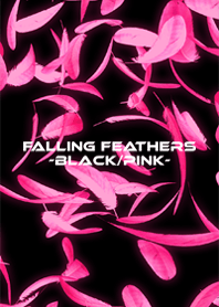 FALLING FEATHERS -BLACK/PINK-