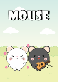 Mini Lovely Black Mouse & White Mouse