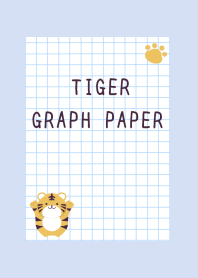TIGER GRAPH PAPER-BLUE GRAY