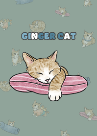 gingercat4 / dusty green