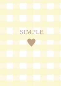 SIMPLE HEART:) check yellowbeige