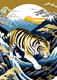 Harimau Putih Ukiyo-e Izeq9