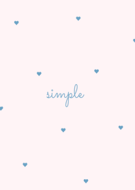 大人のハート柄 | ピンク＋水色