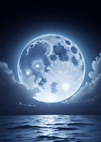 Lua sobre o mar Q847B