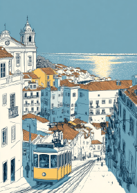 Sea Breeze Nostalgia: Retro Lisbon.