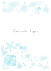 Lagoon*watercolor
