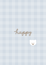 A white bear Check12 from Japan