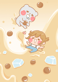 想ａ＆模賤熊-珍珠奶茶