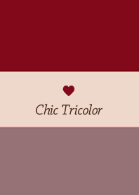 Chic Tricolor*bordeaux