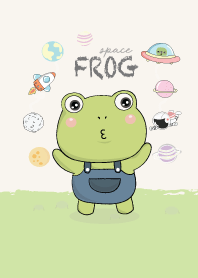 กบน้อยน่ารักสีเขียว