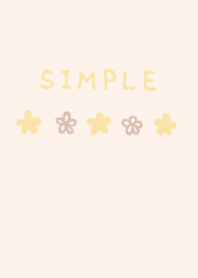 Theme of a dull color yellow ohana