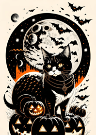 cat halloween 656aAA