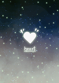 misty cat-starry sky White & black