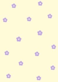 flower pattern =lavender yellow=