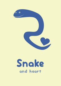 Snake & heart Egg shell