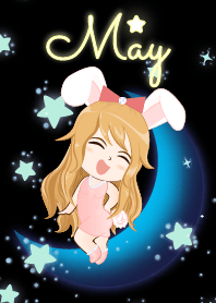 May and bunny girl on Blue Moon