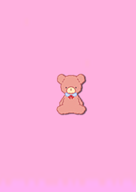 Simple bear lucky plush