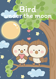 Bird under the moon!