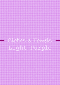 -Cloths & Towels "Light Purple"-