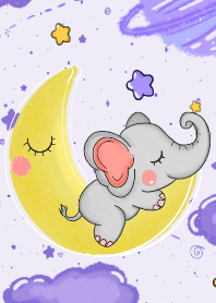 The Moonlight Purple of Elephant