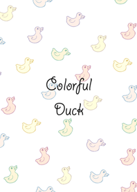 colorful duckling