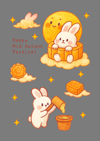 Rabbit Mid-Autumn Festival(fog gray)